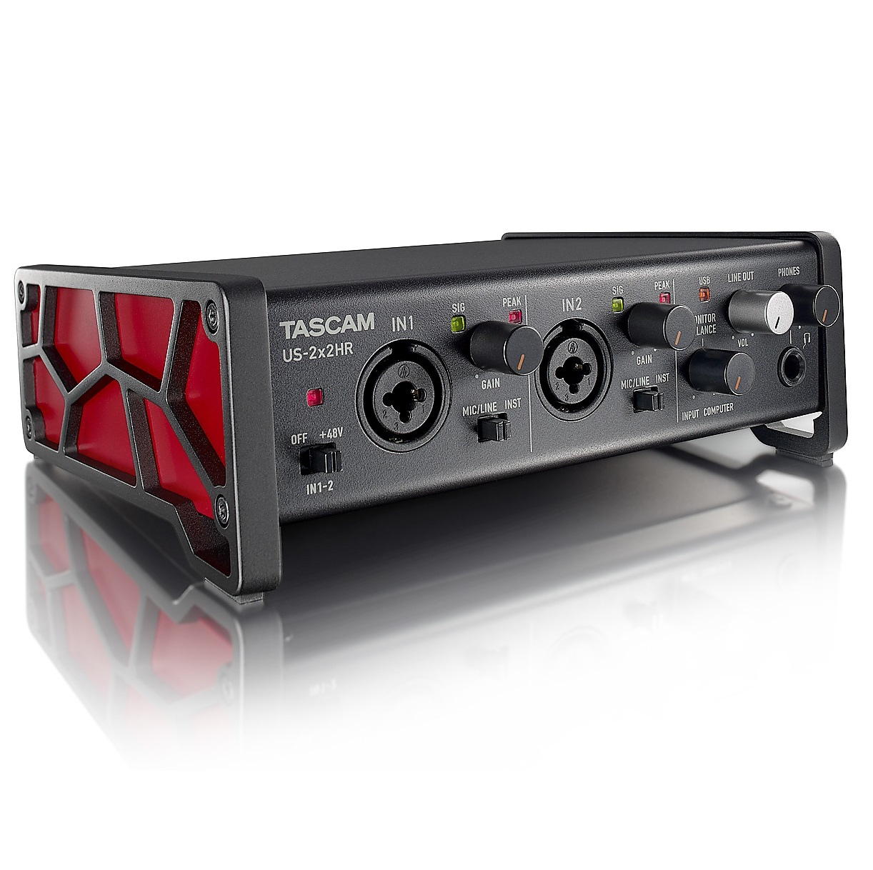 AUDIOIBIZA TARJETA SONIDO USB TASCAM US 2X2HR 1